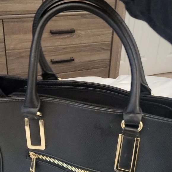 Merona black pocketbook - Picture 2 of 9